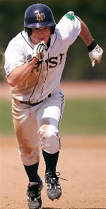 Rookie Of the Year Brett Lilley, First-Teamer Matt Edwards Lead Four Notre Dame Honorees At BIG EAST Baseball Banquet Brett Lilley's stellar 2005 season was recognized when he received the BIG EAST Rookie of the Year Award, becoming the fourth Notre Dame player in the past 10 years receive the league's top newcomer award (photo by Matt Cashore).