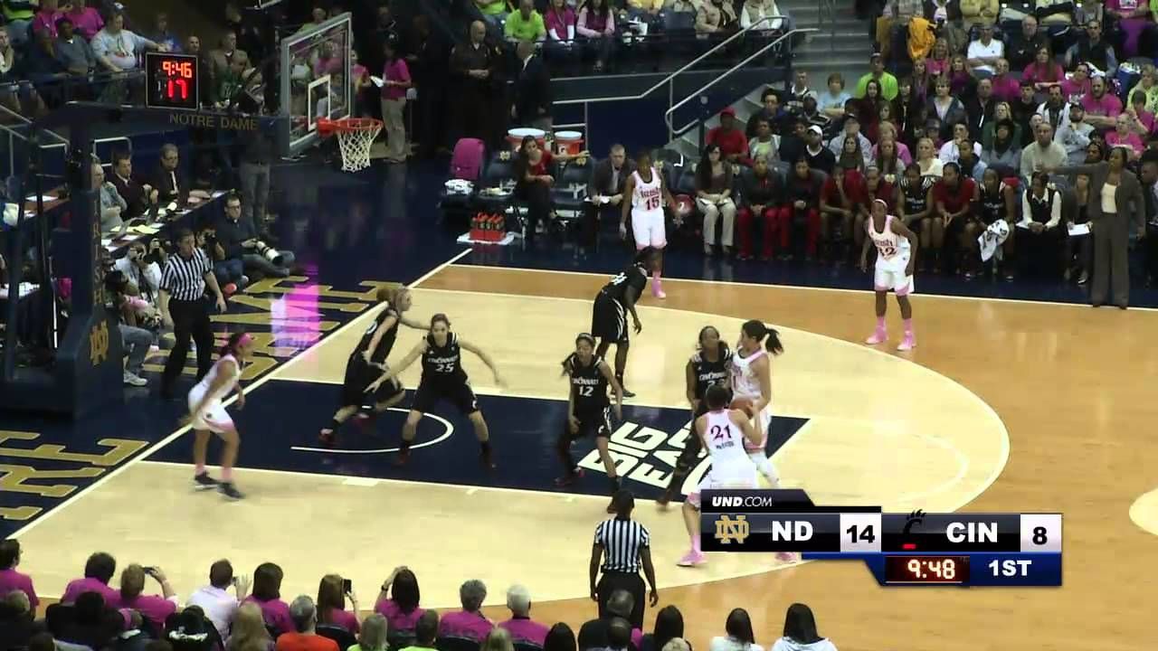 Beating The Bearcats - Notre Dame Women's Basketball
