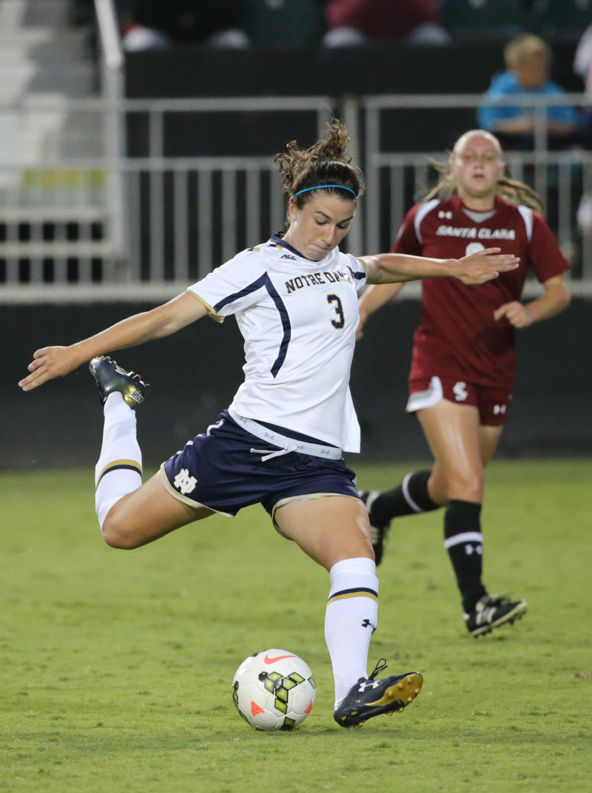 Andrews Lifts #19/13 Irish Past Toledo, 2-1 Sophomore midfielder Morgan Andrews scored twice, including the game-winning penalty kick with 2:23 left to give #19/13 Notre Dame a 2-1 victory over Toledo on Sunday afternoon at Alumni Stadium.