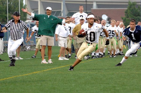 Notre Dame won the inaugural Fantasy Bowl, defeating Penn State, 16-15 on Sept. 7, 2007 in State College, Pa.