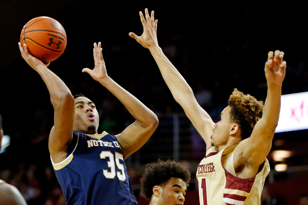 Notre Dame, 82 vs. Boston College, 54