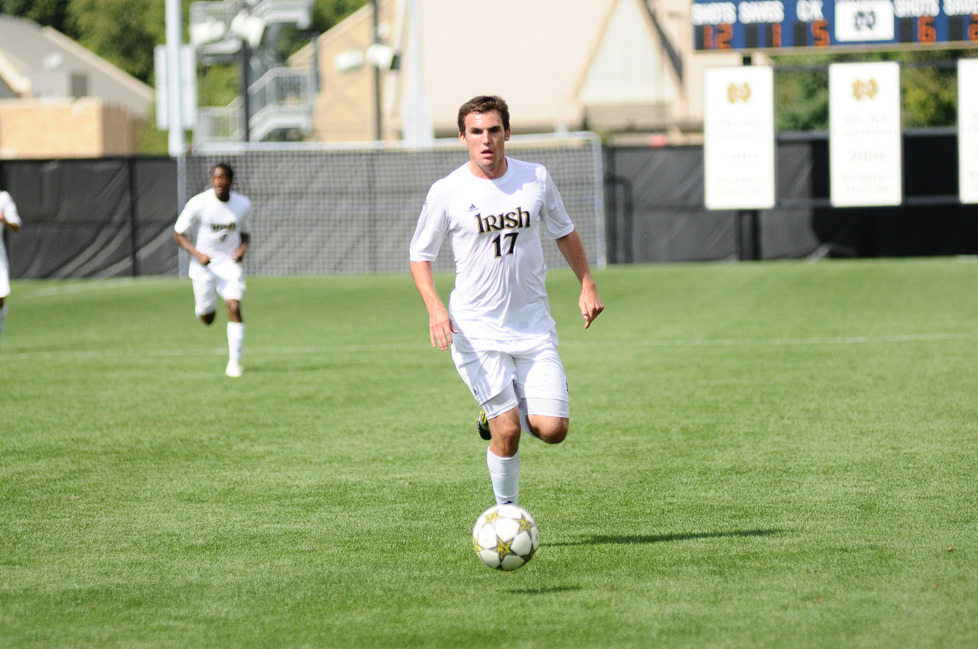 Ryan Finley Hat Trick Propels #7 Irish Past Providence, 3-0 Senior forward Ryan Finley has four multiple-goal games this season.