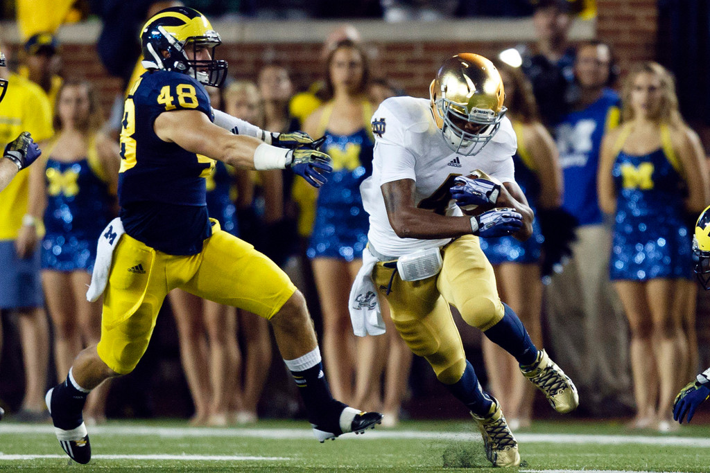 Notre Dame at Michigan (USATSI)