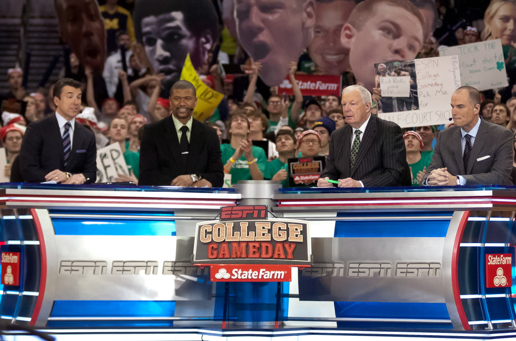 ESPN College GameDay visits Notre Dame Men's Basketball vs Louisville on 02-09-2013