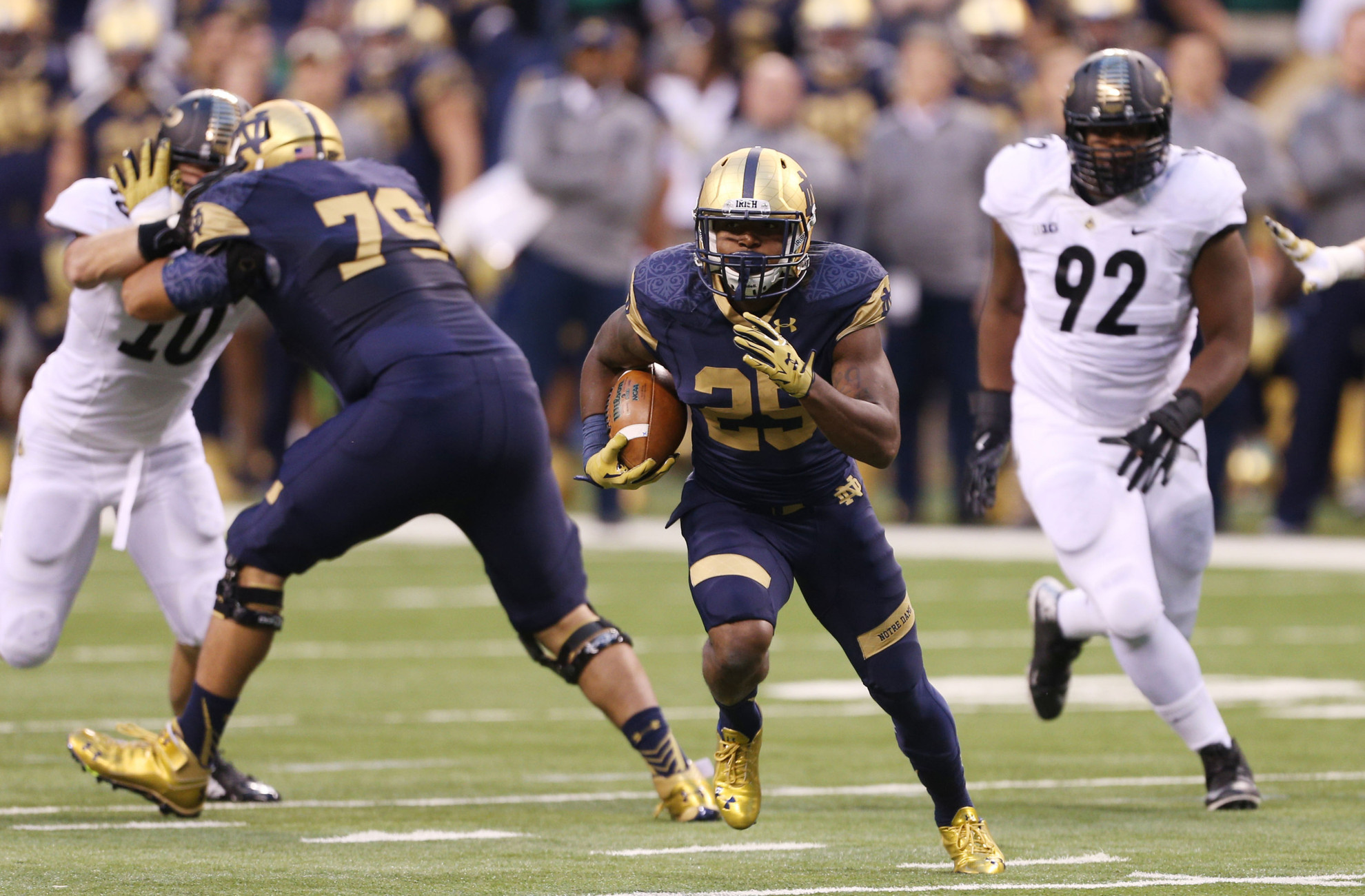 IRISH EXTRA: Notre Dame Fumbles: They Are Simply Not Allowed Sophomore running back Tarean Folston.