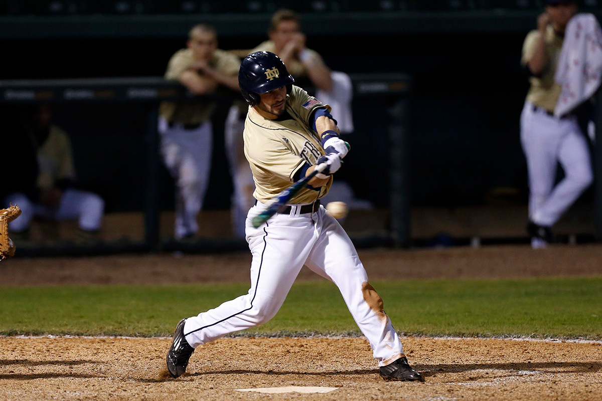 Irish Move Into BIG EAST Tournament Semifinals Following 5-3 Victory Over Pittsburgh Senior 2B and co-captain Frank DeSico.