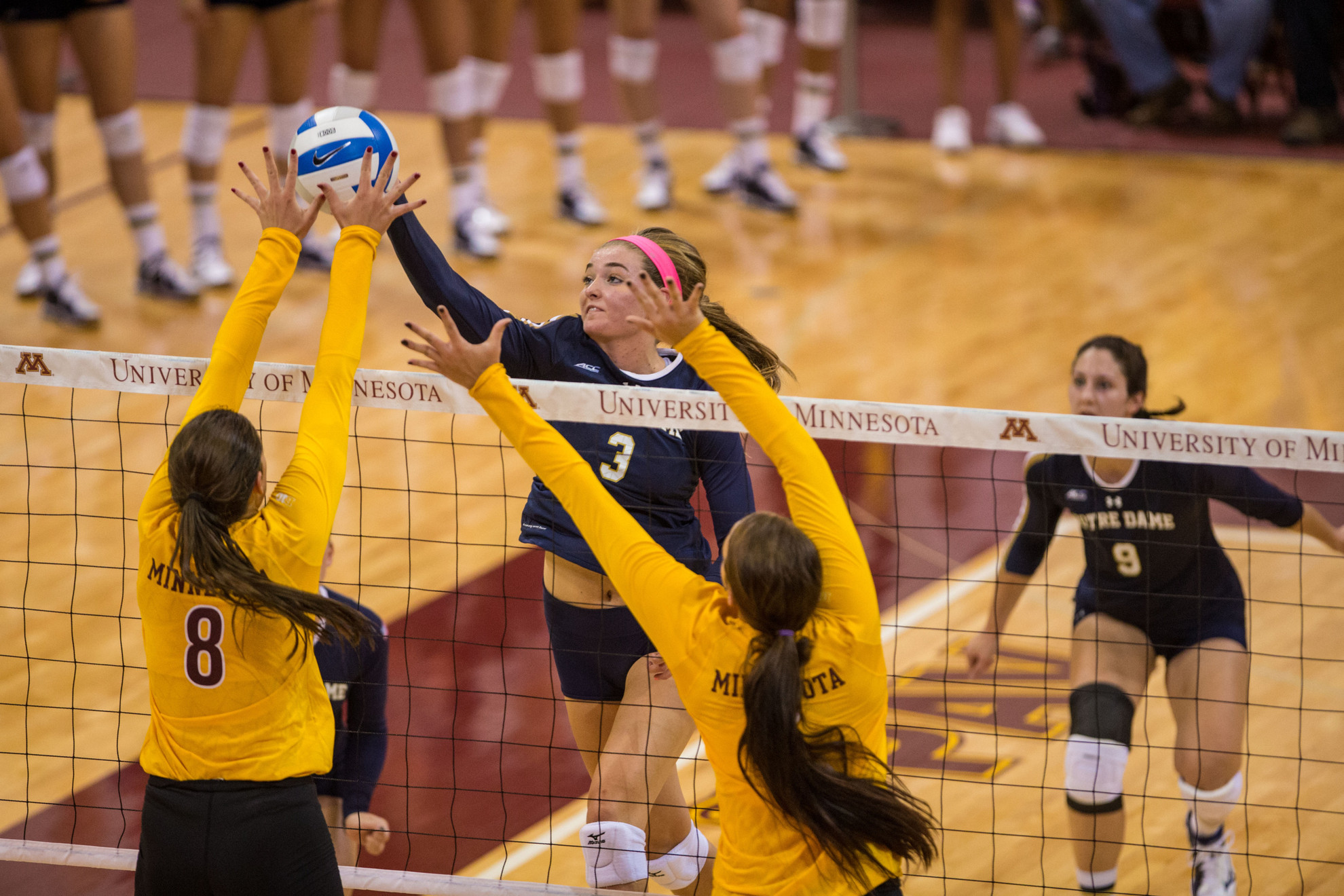 Irish Welcome In Three Teams For Shamrock Invitational Freshman middle blocker Sam Fry is seventh in Division I in blocks per set (1.69).