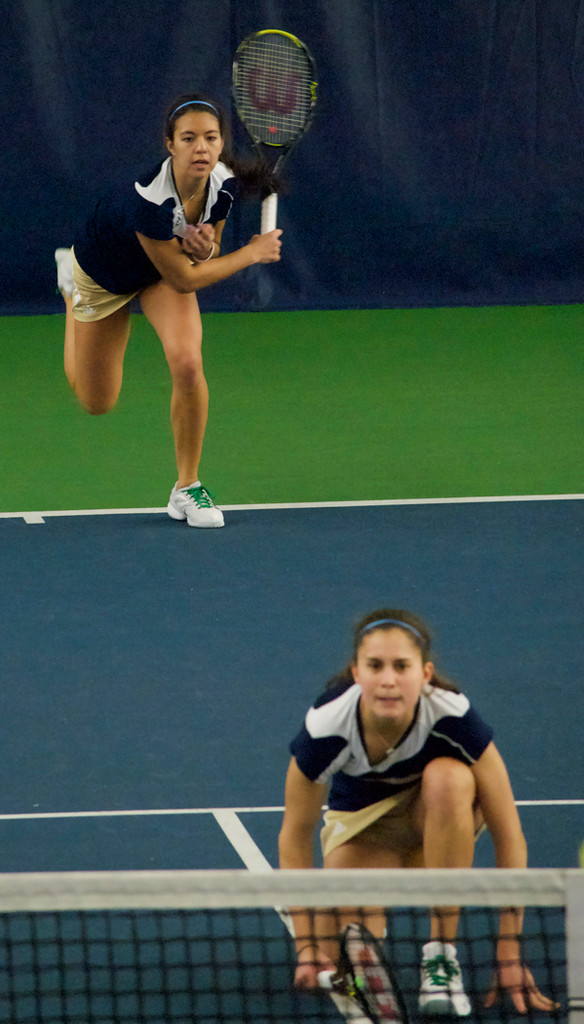 3/2/11 Women's Tennis vs. Iowa