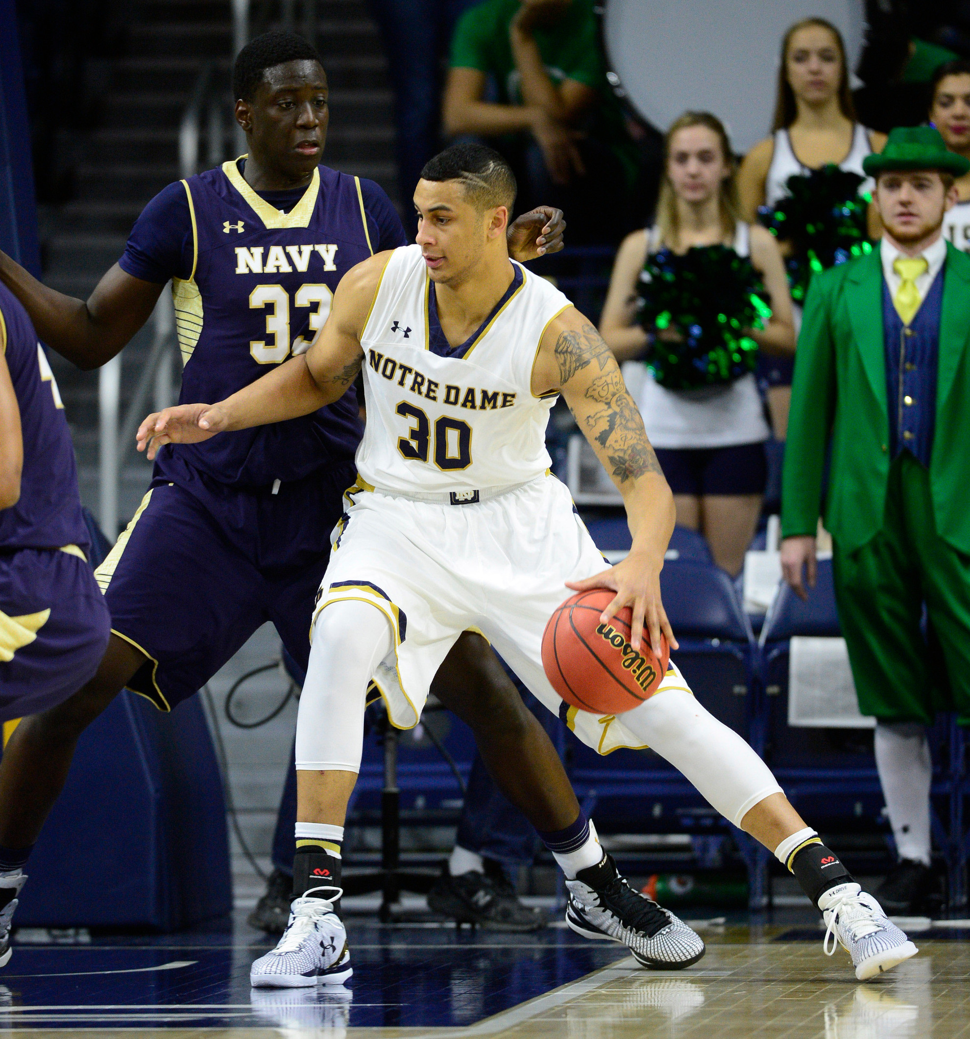 #25 Notre Dame Hosts Mount St. Mary’s On Tuesday Zach Auguste notched a double-double with 11 points and 11 rebounds in Saturday's win over Fairleigh Dickinson.
