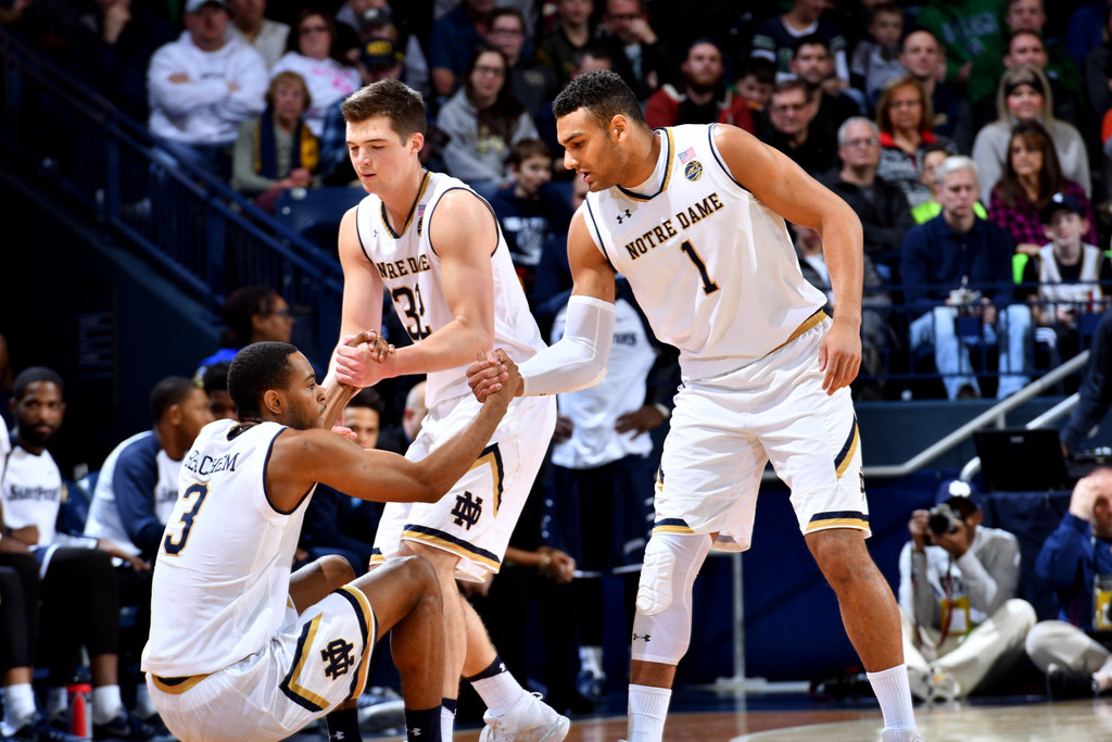 Notre Dame 63, Saint Peter's 55