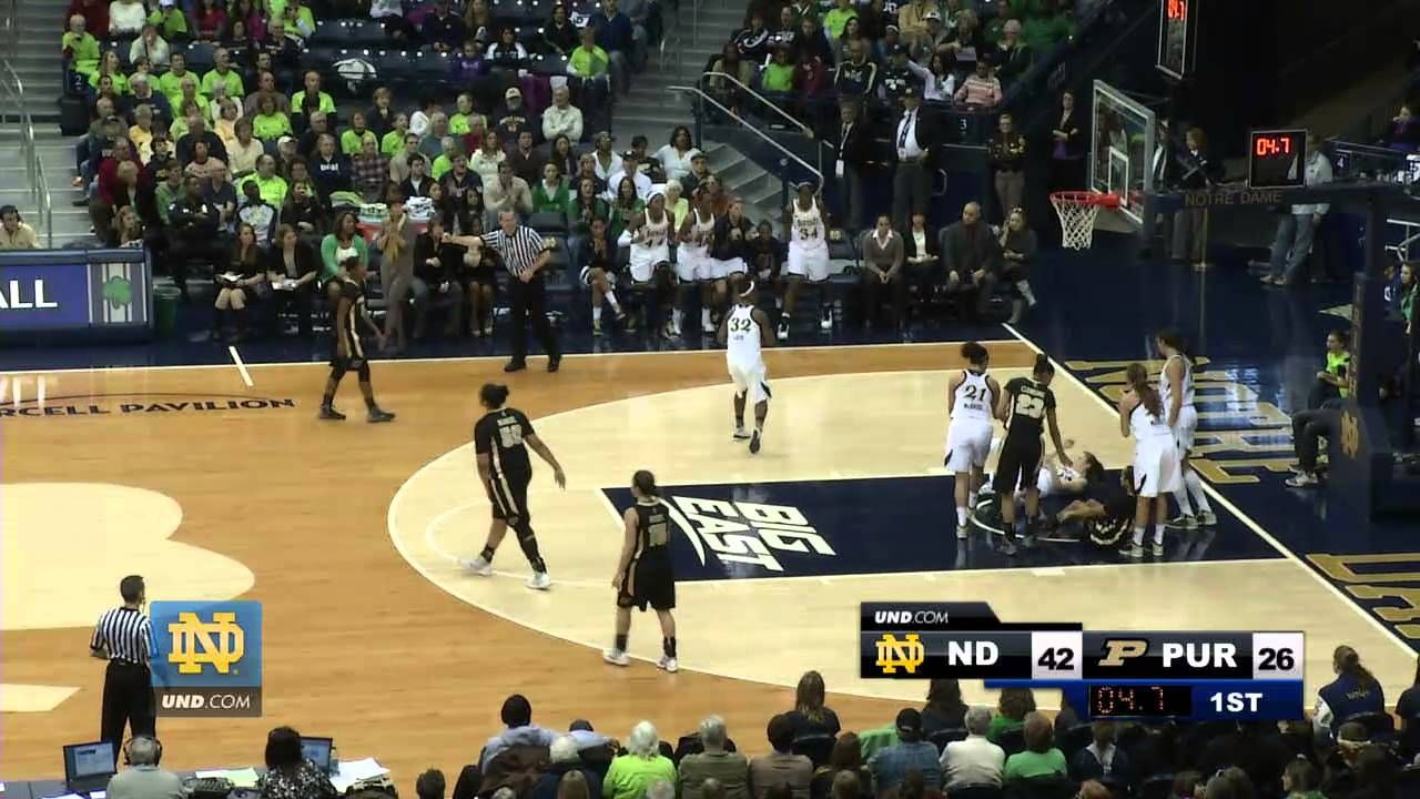 Notre Dame Women's Basketball - Purdue Highlights