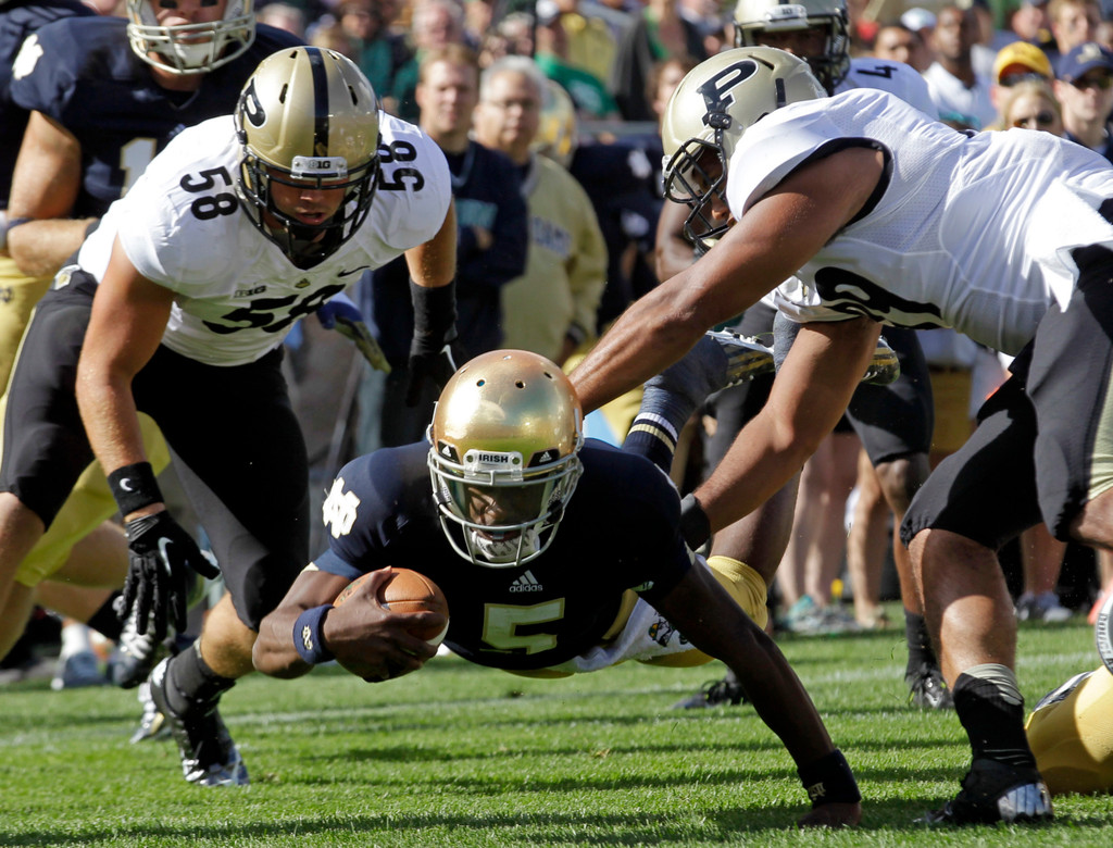 Brindza Kicks No. 22 Notre Dame Past Purdue 20-17 (AP)