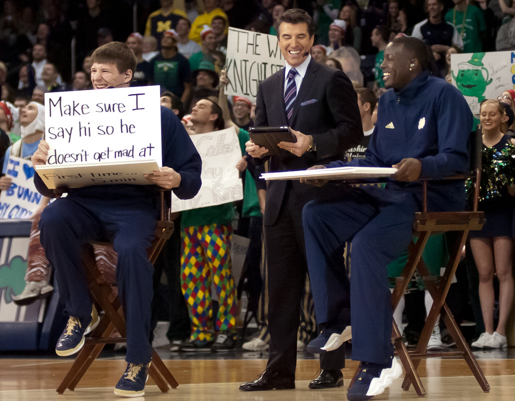 ESPN College GameDay visits Notre Dame Men's Basketball vs Louisville on 02-09-2013