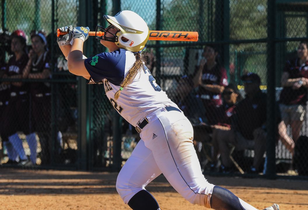 Sophomore Micaela Arizmendi broke Sunday's game at Georgia Tech open with a second inning grand slam