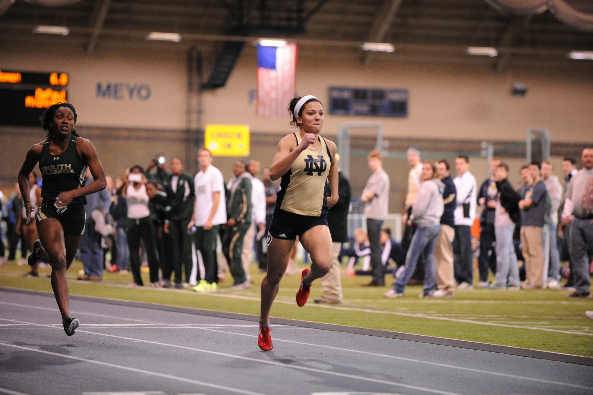 Notre Dame Starts the Season Strong At Blue & Gold Invitational Senior Kaila Barber