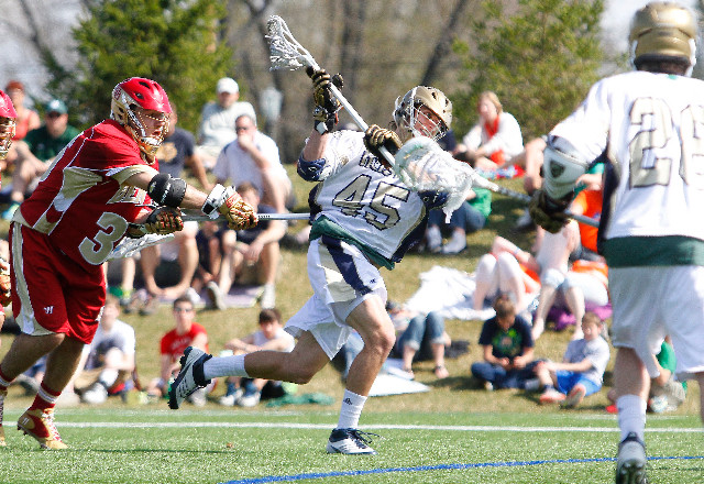#6 Fighting Irish Play Host To Providence On Saturday Max Pfeifer scored three goals in last season's 14-3 win at Providence.