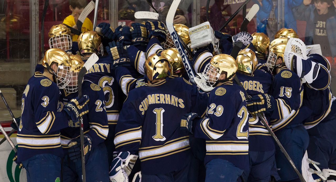 The Irish will face St. Cloud State in the NCAA Hockey West Regionals in St. Paul, Minn.