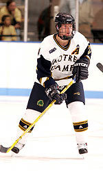 Irish Drop 9-2 Decision To Sixth-Ranked Michigan At Ft. Wayne Jason Paige had one of Notre Dame's two goals, his coming short-handed, in the 9-2 loss to Michigan at the War Memorial Coliseum in Ft. Wayne on Friday night.