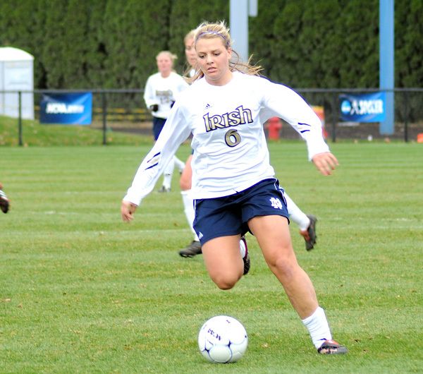 Junior forward Melissa Henderson (pictured) and senior defender/midfielder Lauren Fowlkes were among 25 players named preseason All-Americans by Soccer America, the publication announced Thursday.