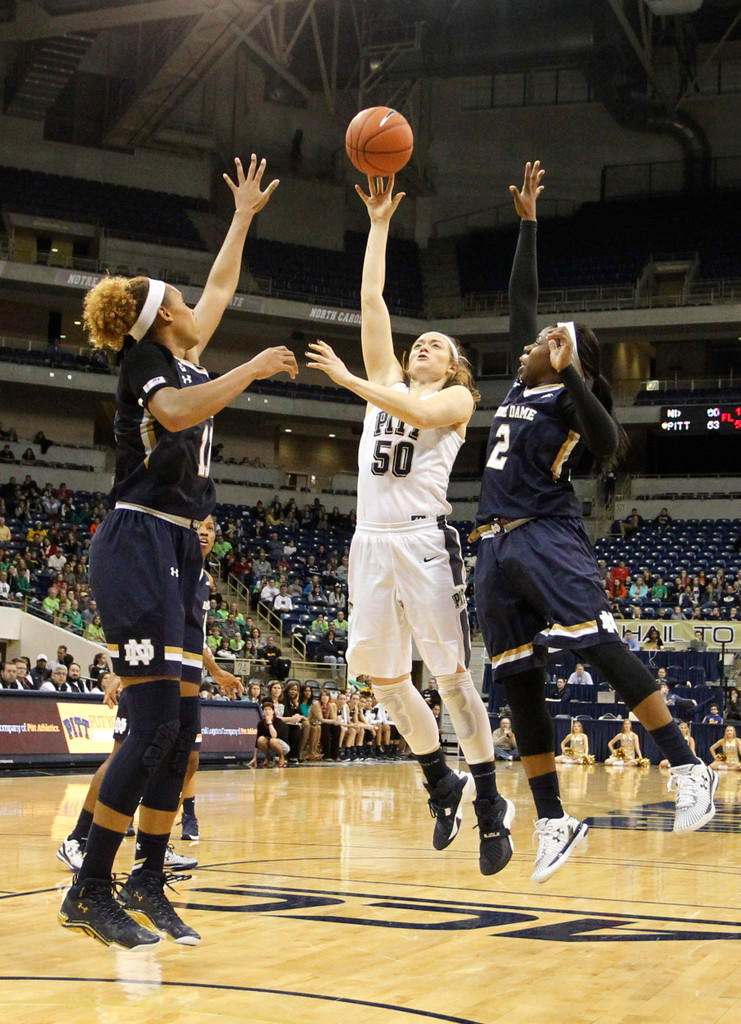 #3 Irish Top Pittsburgh, 65-55, for Muffet McGraw's 800th