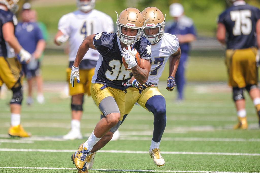 2017 Notre Dame Football Fall Camp - Practice One