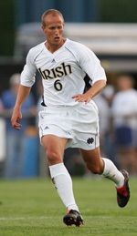 Junior Greg Dalby is the second NSCAA first team All-American selection in Notre Dame men's soccer history.
