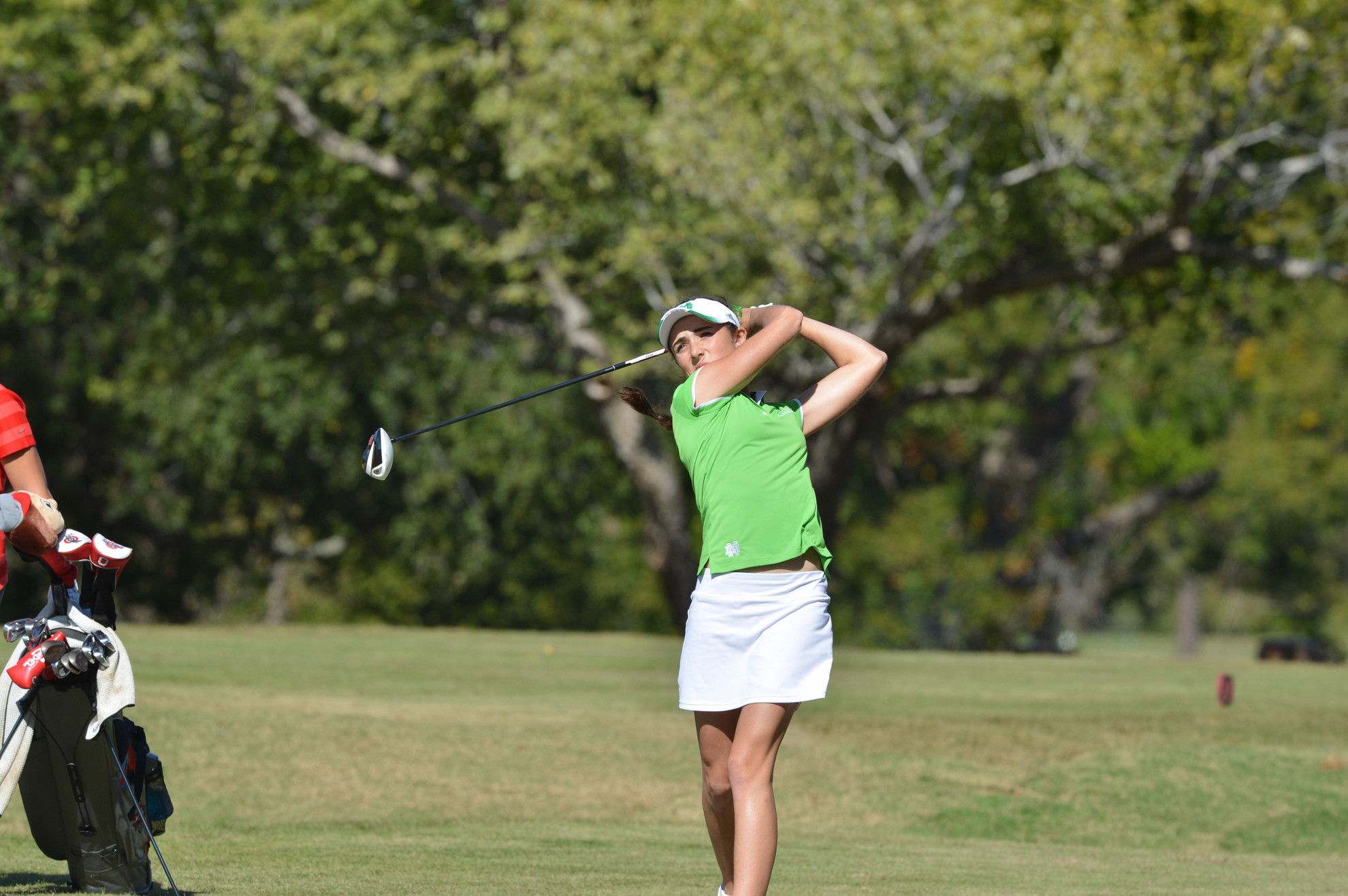 Irish Climb To First Prior To Suspension of Play Midway Through The Second Round Ashley Armstrong