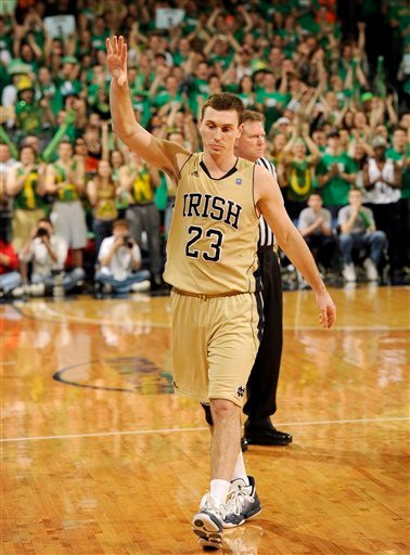 Hansbrough Wins Capital One Cup Impact Performance Of The Week Villanova Notre Dame Basketball