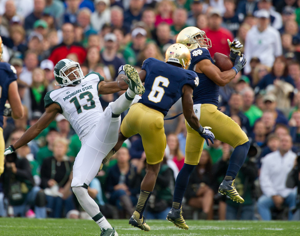 No. 22 Notre Dame vs. Michigan State (USATSI)