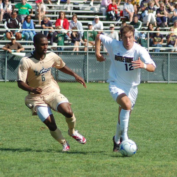 Irish Clinch Share Of BIG EAST Crown With 2-1 Win Over Georgetown Sophomore Jeb Brovsky netted both Irish goals on the afternoon.
