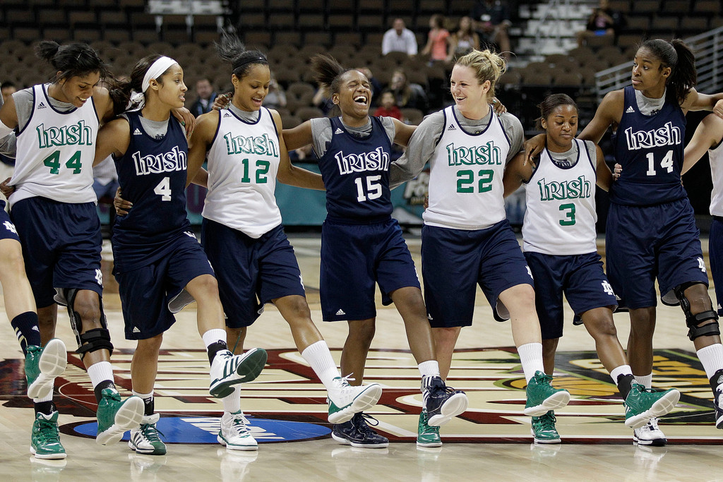 NCAA Women's Final Four Practice (AP)