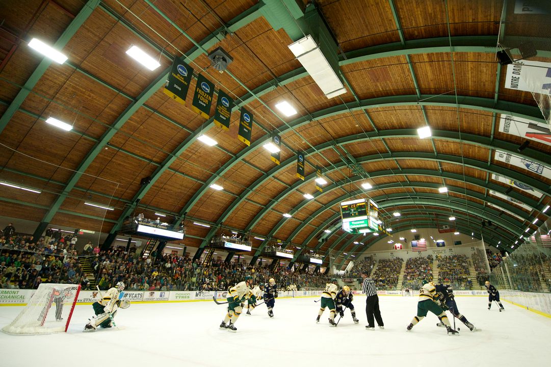 Two weeks ago, Notre Dame went to Hockey East (at Vermont).  This weekend, Hockey East comes to the Compton Family Ice Arena.