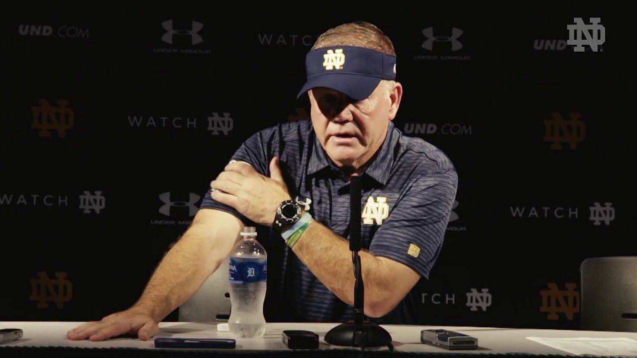 Brian Kelly Post-Game Press Conference - Michigan State
