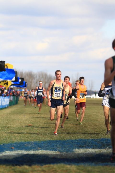 Senior Martin Grady earned All-American honors with his 35th-place finish.
