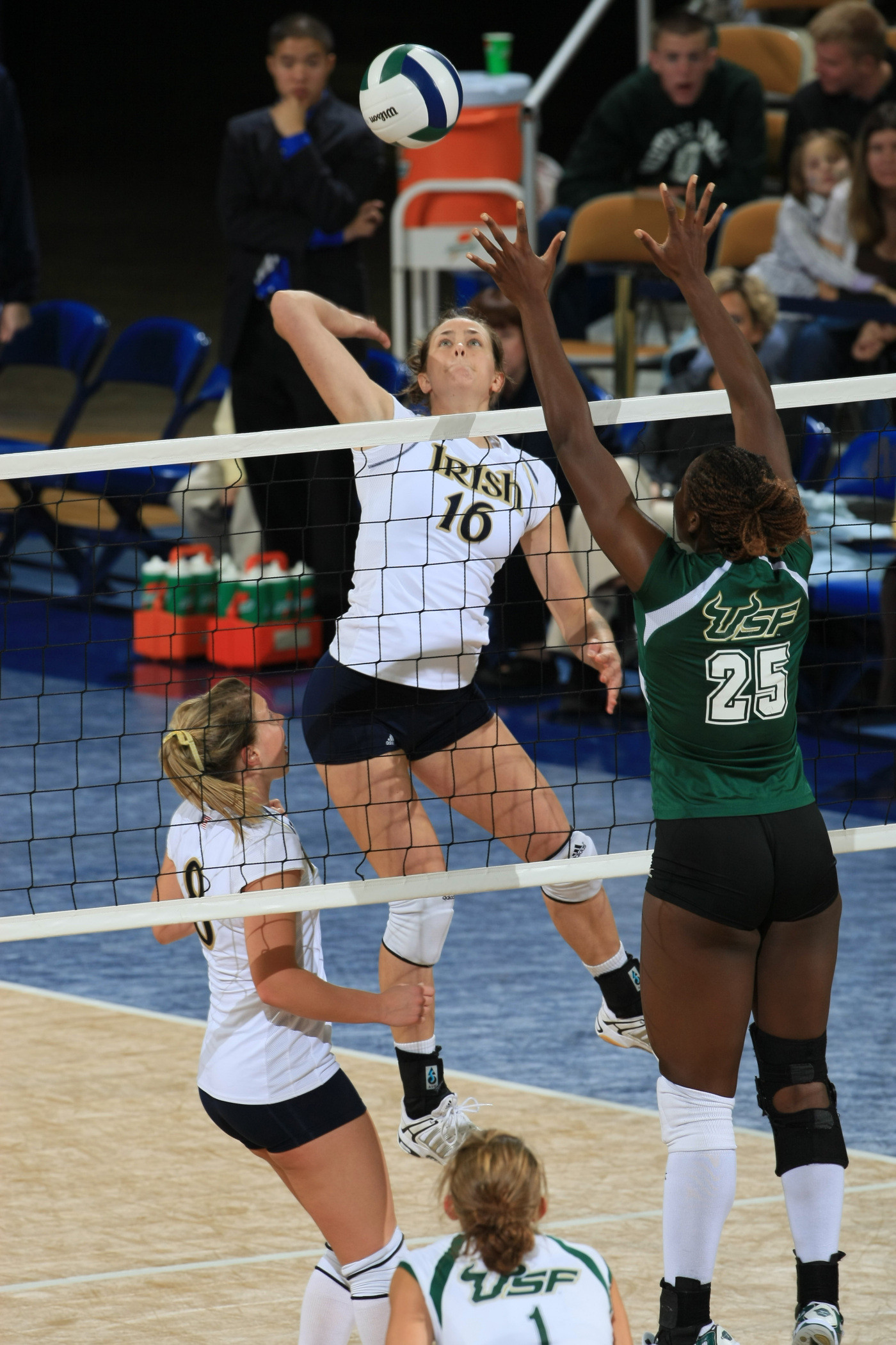 Volleyball Puts Wrap On Spring Season Notre Dame put the finishing touches on its spring season last week in Texas.