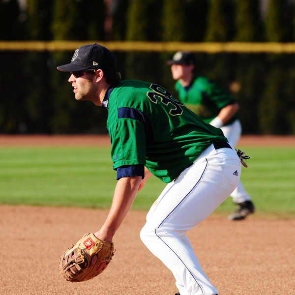 Irish Baseball Splits Doubleheader Against Michigan