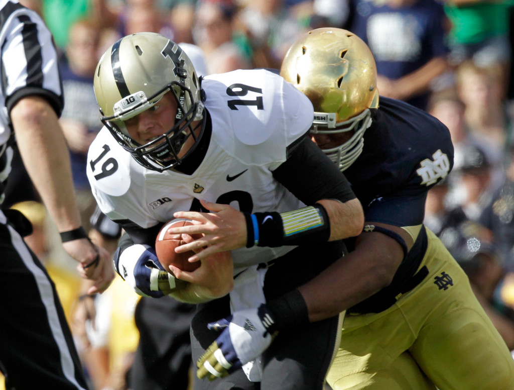 Brindza Kicks No. 22 Notre Dame Past Purdue 20-17 (AP)