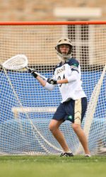 Irish goalkeeper Carol Dixon made 12 saves in leading Notre Dame to a 16-8 win over Cornell in the first round of the NCAA Tournament.