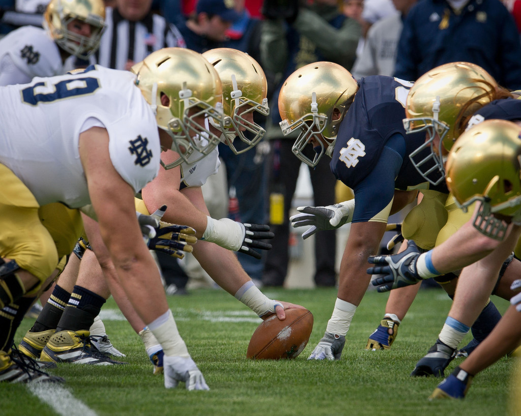 Notre Dame Football Blue-Gold Game