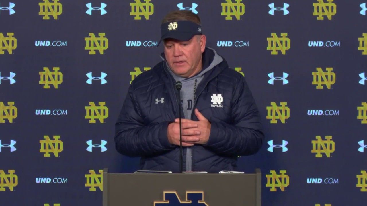 @NDFOOTBALL BRIAN KELLY PRESS CONFERENCE - FLORIDA STATE (11/8/18)
