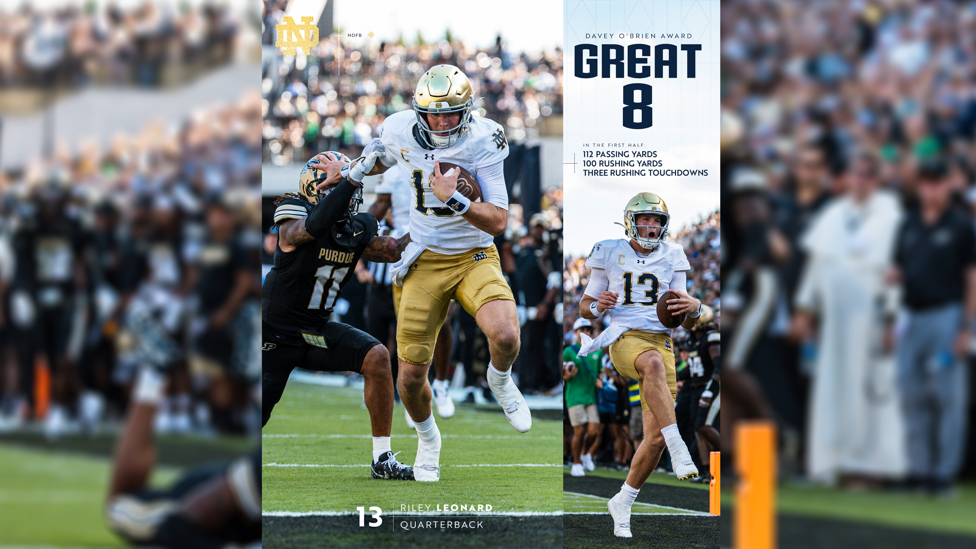 Leonard Selected to Davey O’Brien Great 8 for Week Three Leonard Selected to Davey O’Brien Great 8 for Week Three