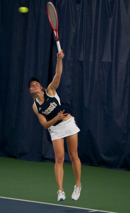 Mary Closs notched a singles win in round robin play at the WMU Super Challenge on Sunday.