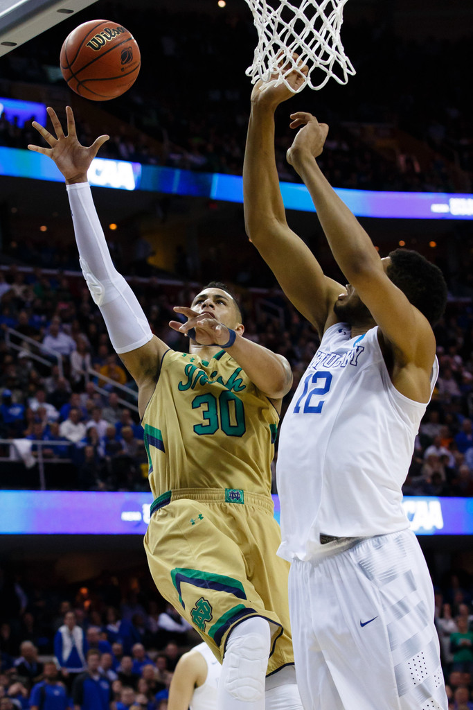 NCAA Men's Elite Eight: Notre Dame vs. Kentucky