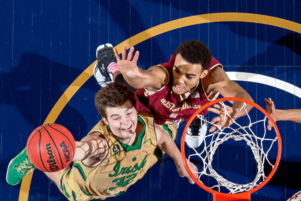 Notre Dame, 76 vs. Boston College, 49