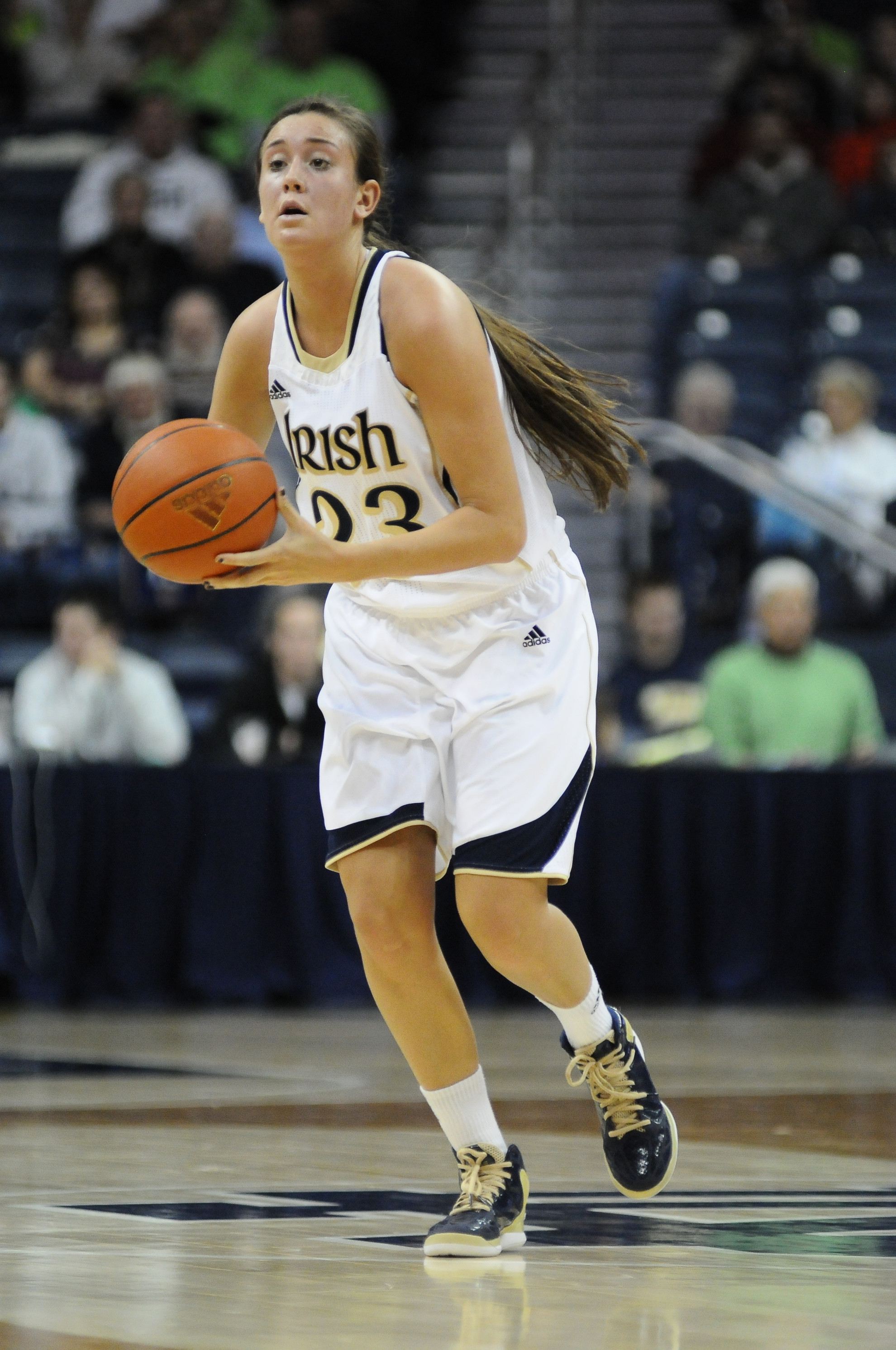 #5/6 Irish Back Home Tuesday To Take On Mercer Freshman guard Michaela Mabrey came off the bench to score 10 points in her first official game in a Notre Dame uniform, a 94-50 win over Massachusetts on Sunday afternoon at Purcell Pavilion.