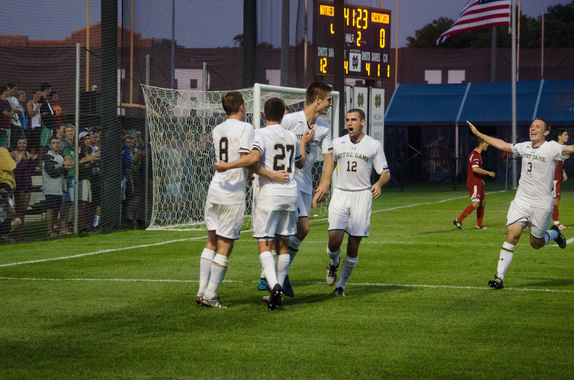 Irish Update: Notre Dame Prepping For The Postseason Notre Dame will play host to Virginia or Virginia Tech at 1 p.m. (ET) on Sunday at Alumni Stadium.