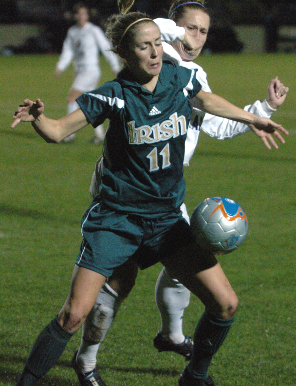 Dominating Season Comes To An End In 3-1 Loss At Top-Ranked Portland (full recap) Annie Schefter keeps Portland's Emily Michaelson away from the ball during the first half of an NCAA women's soccer quarterfinal. (AP Photo/Greg Wahl-Stephens)