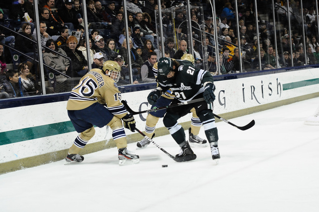 Notre Dame Hockey vs Michigan State on February 24th, 2012