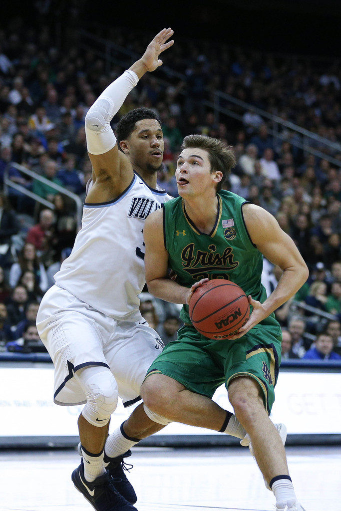 No. 1 Villanova 74, No. 23 Notre Dame 66