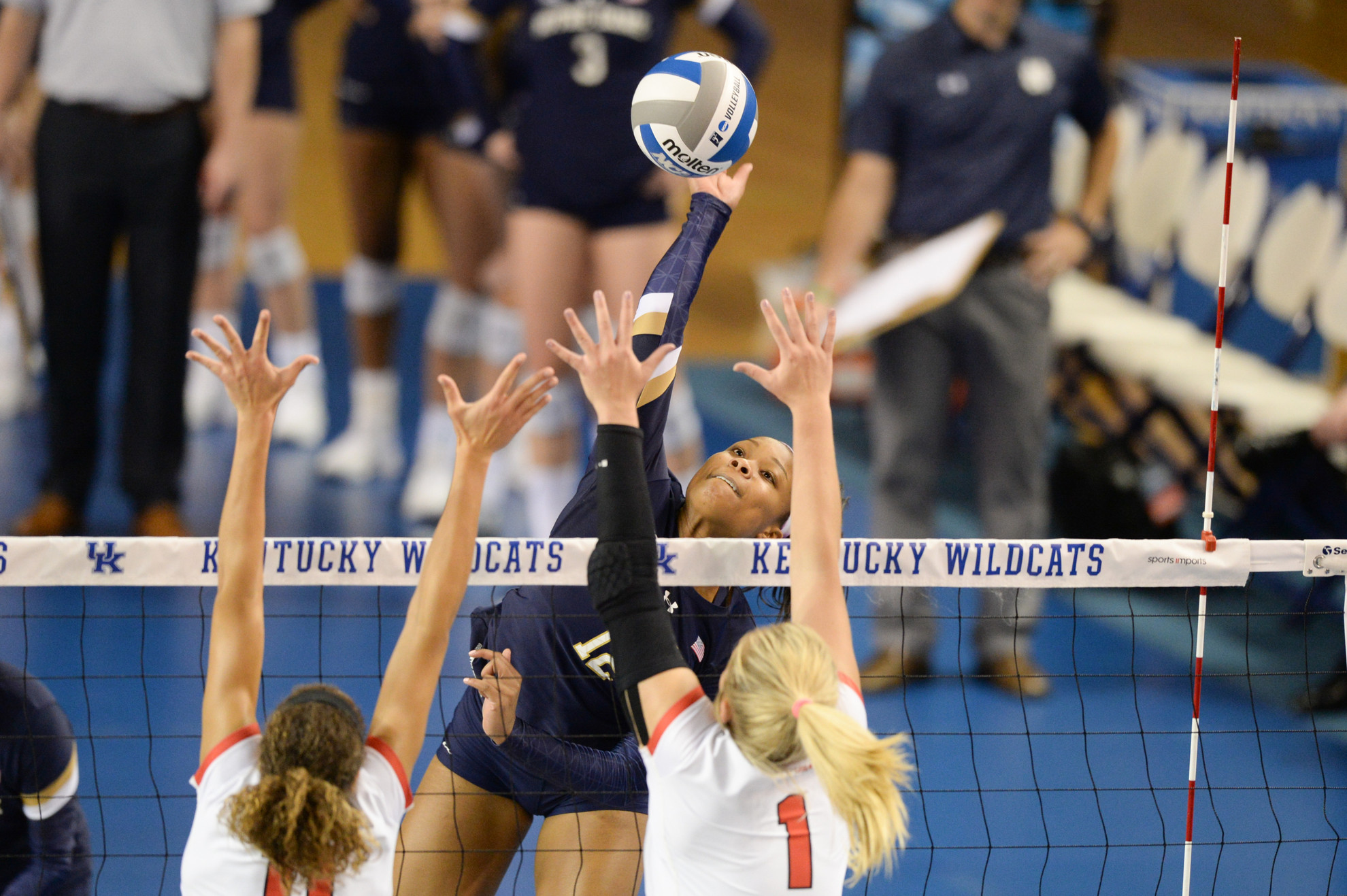 Irish Drop First Match of Year, 3-1, at No. 20 Purdue NCAA First Round. Notre Dame vs Western Kentucky on December 1st, 2017. Jemma Yeadon (12)